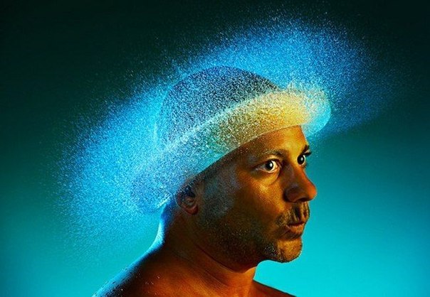 Американский фотограф Тим Тэддер (Tim Tadder) создал необычный фотопроект, который он назвал «Парики из воды».