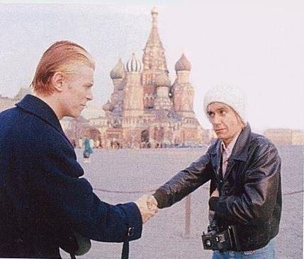 Встреча Дэвида Боуи и Игги Попа в Москве