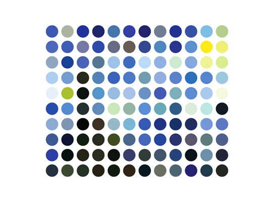 Шедевры живописи из 100 разноцветных точек от художника Гари Эндрю Кларка