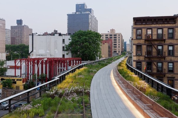 Хай-Лайн (The High Line) – парк на Манхэттене на высоте около 10 метров от поверхности земли, обустроенный на месте надземной железной дороги. После ее закрытия в 1980 году неоднократно поднимался вопрос о ее разборе, но в итоге было решено превратить ее в парковую аллею. Первая секция была открыта в 2009 году, и строительные работы продолжаются. На сегодняшний момент аллея протянулась на более чем 2 км