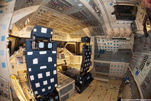Космические корабли, снятые Беном Купером. На этих снимках есть шаттлы Endeavour, Atlantis и Discovery.