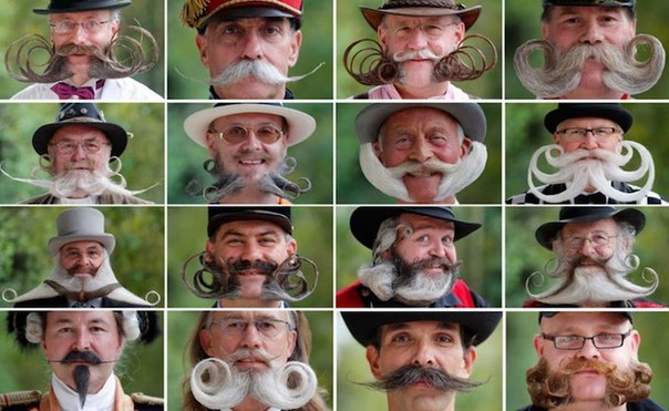 Более 100 мужчин с самой густой растительностью на лице приняли участие в Европейском Чемпионате Бороды и Усов - 2012 в Виттерсдорфе (Франция) в прошлые выходные.
