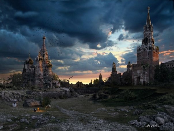 Если наступит Апокалипсис - под таким слоганом собрана серия работ художника Владимира Манохина.