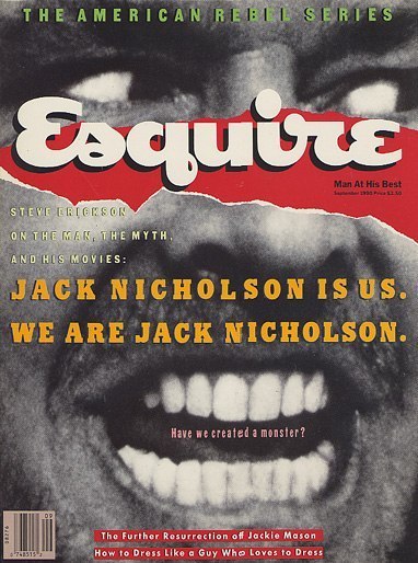Классная старая обложка Esquire с Джеком Николсоном