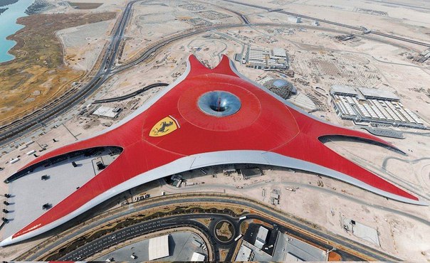 Элитный Ferrari World-парк развлечений в Абу-Даби