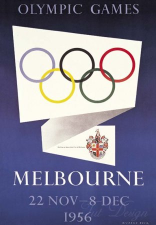 Ретро плакаты Олимпийских игр