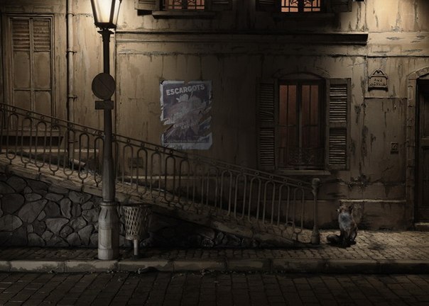 Лондонский художник Энди Рудак работает над проектом, в котором он строит  чрезвычайно реалистические городские сцены полностью из картона.