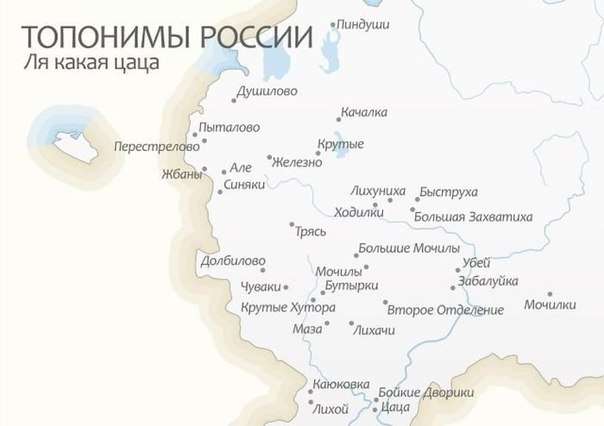 Тематические подборки реальных названий городов России