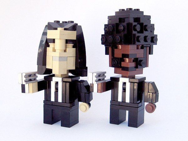 Винсент и Джулс из "Криминального чтива" в стиле Lego