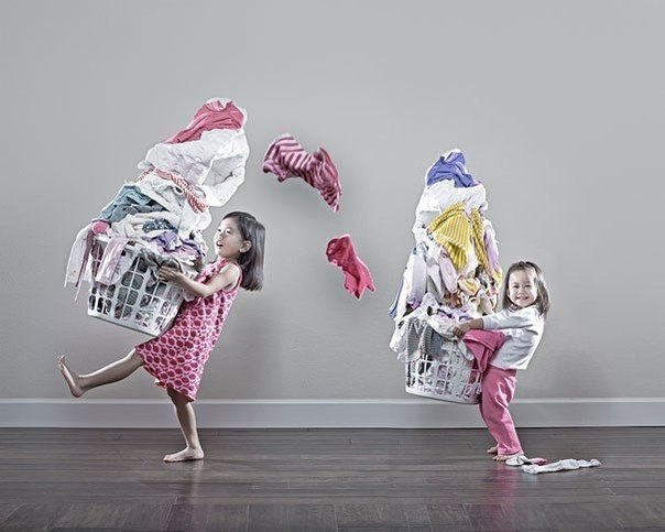 Любимыми моделями фотографа Джейсона Ли являются его дочки 8-летняя Кристин и 5-летняя Кайла.