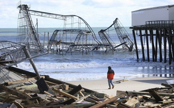 Последствия урагана Сэнди в Нью-Джерси
