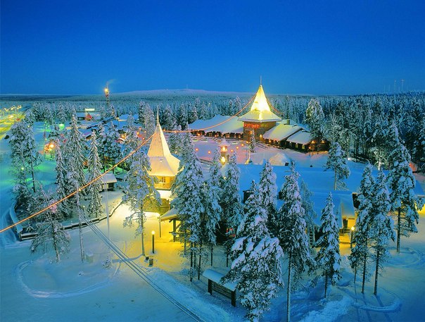 Деревня Санта Клауса в Лапландии, куда можно послать письмо и приехать на экскурсию