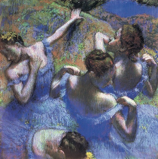 Эдгар Дега "Голубые танцовщицы", 1897