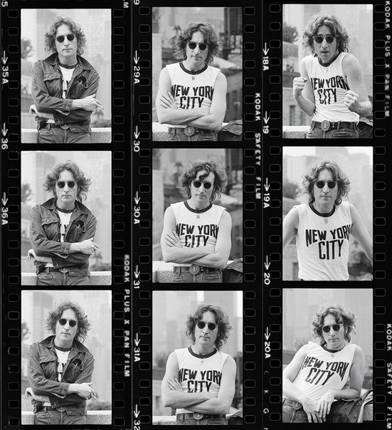 Джон Леннон в объективе Боба Груена, 1974 год