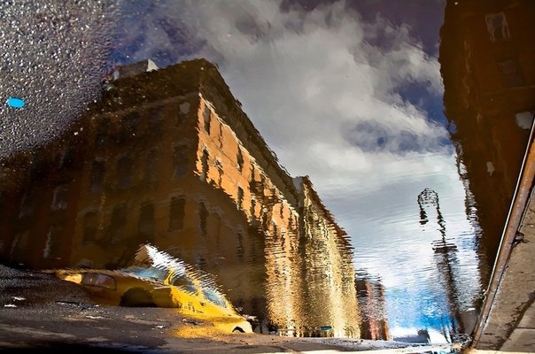Фотографии Нью-Йорка в серии "Отражения" от  Гийома Годэ