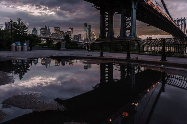Фотографии Нью-Йорка в серии "Отражения" от  Гийома Годэ