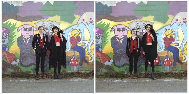 Канадский фотограф Хана Песут провела последние два года, снимая серию портретов Switcheroo, в которой пары меняются своей одеждой