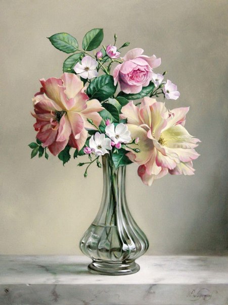 Цветы бельгийского художника Pieter Wagemans