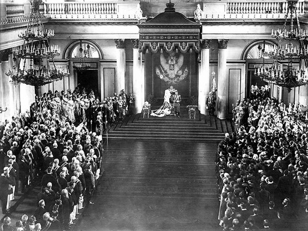 Выступление Николая II перед депутатами государственной думы, 1906 год