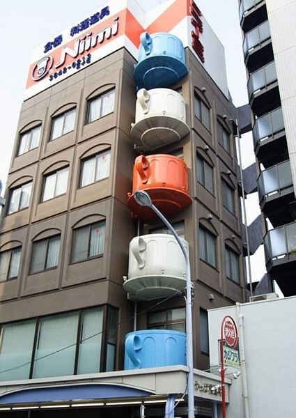 Балконы-чашки в Японии