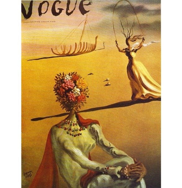 Шесть обложек журнала Vogue, созданные Сальвадором Дали