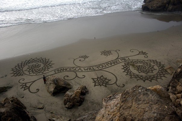 Песочные рисунки Андреаса Амадора