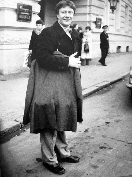 Андрей Миронов на гастролях в Одессе, начало 80-х.