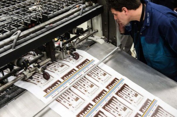 В Бельгии запущены в производство шоколадные марки