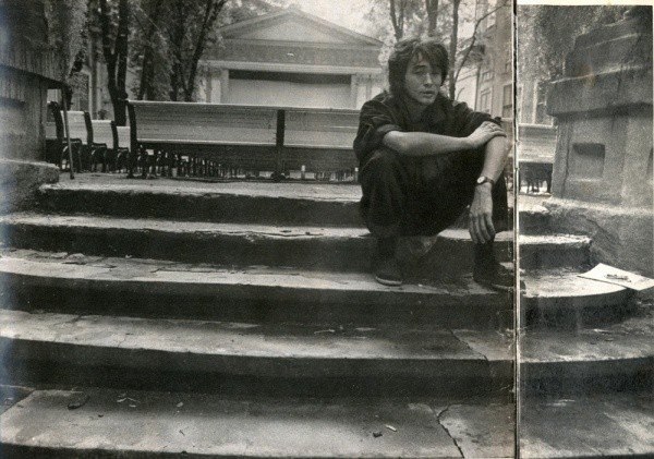 Виктор Цой на кинофестивале «Золотой Дюк» в Одессе, 1988 год.