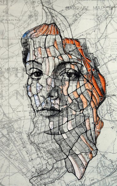 Портреты на картах от британского художника Эда Файрберна