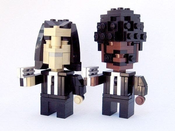 Винсент и Джулс из "Криминального чтива" в стиле Lego
