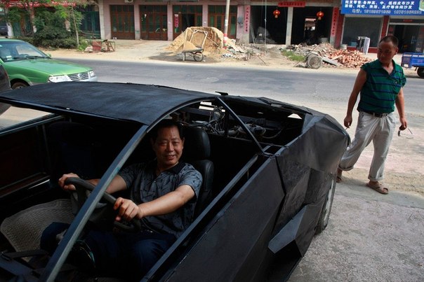 Самодельная копия автомобиля Lamborghini Reventon в Суцяне, Китай