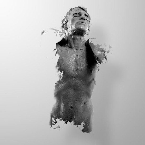 Скульптурно-фотографический проект под названием "Человек, который создал сам себя" от Алехандро Маэстре и Хулиана Кьяновас-Яньеса