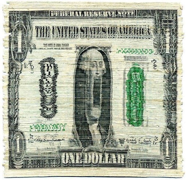 Долларовый коллаж