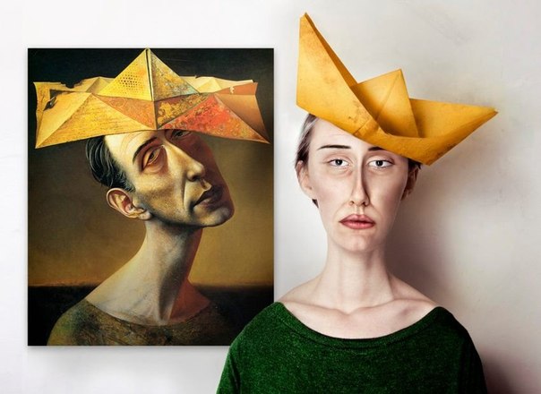 Фотограф из Венгрии Флора Борси представила, как выглядели бы модели с портретов знаменитых художников, существуй они в реальной жизни