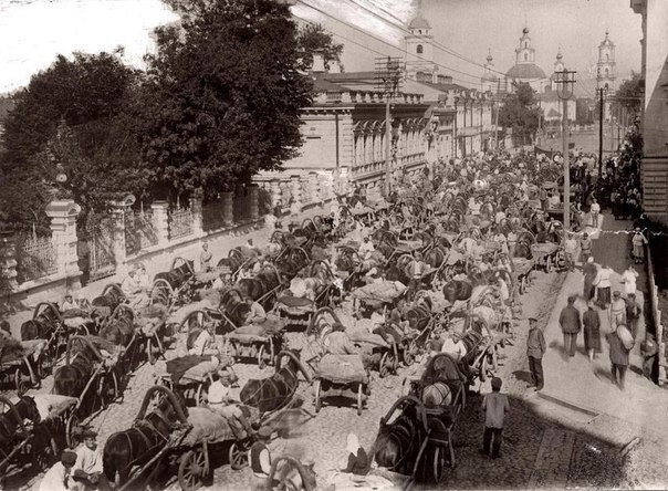 Пробка в Москве, 1923 г.