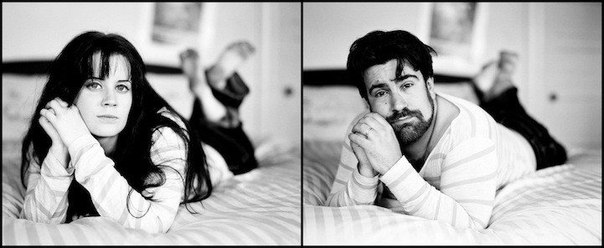 Кейси Грим и Адам Маклафлин, необычная пара из Сан-Франциско, которая решила создать серию забавных фотографий в честь их недавней помолвки.