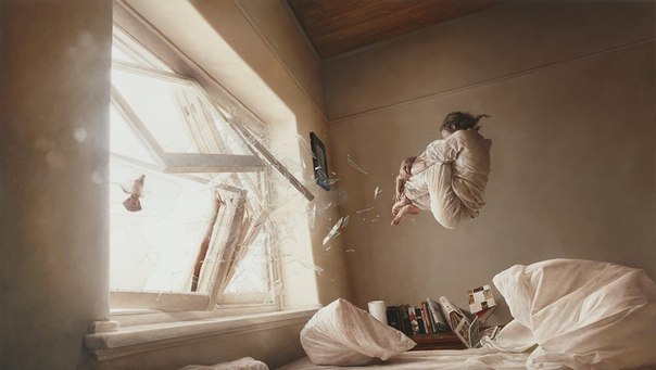 Гиперреалистичный сюрреализм в картинах Джереми Геддеса