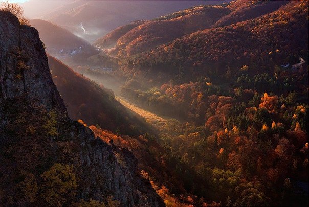 Долина на закате. Автор фото: Štefan Kordoš.