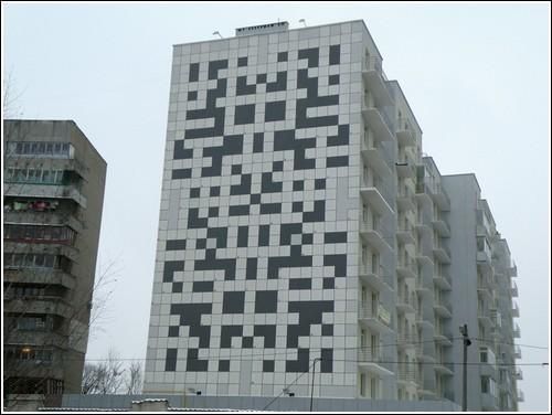 12-этажный дом-кроссворд во Львове, Украина. 