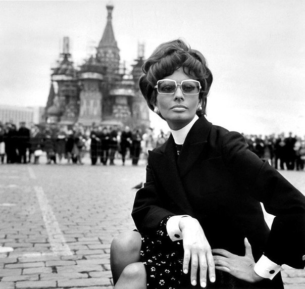 Софи Лорен в Москве