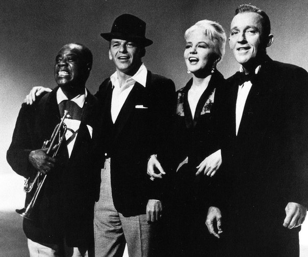 Легенды Американского джаза - Луи Армстронг, Фрэнк Синатра, Пегги Ли, Бин Кросби.