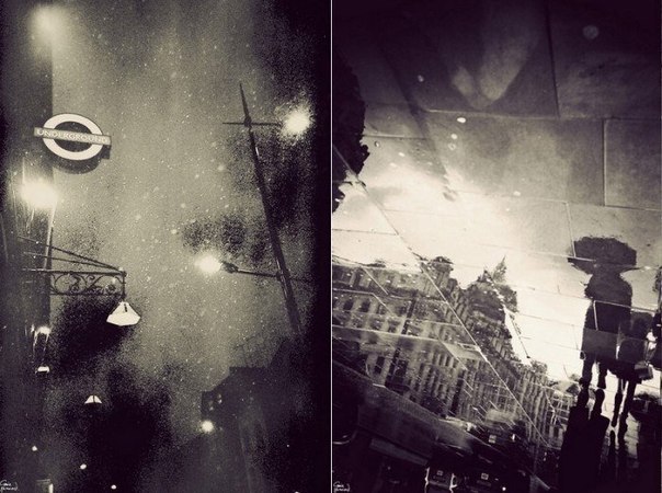 Лондон в лужах-зеркалах. Серия фотографий от Гэвина Хеммонда