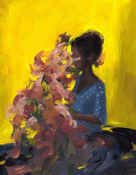 Одинокие девушки на картинах Clare Elsaesser
