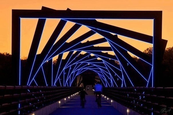 Мост в Мадриде.