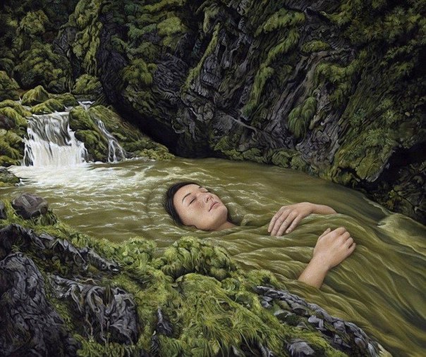 Игра в прятки с природой: серия работ "How to Disappear" немецкой художницы Moki Mioke