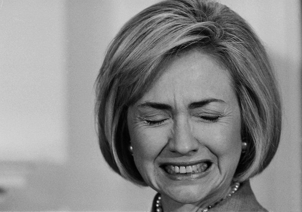Эмоциональная Хилари Клинтон