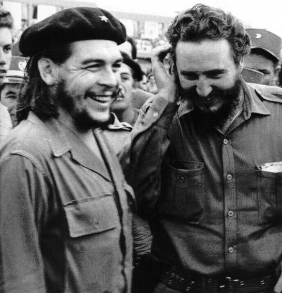 Че Гевара и Фидель Кастро.