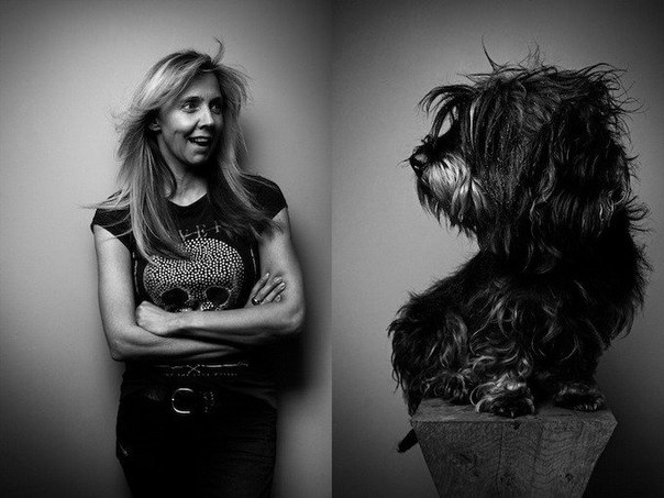 Cерия фотографа Тобиаса Ланга, который сопоставил изображения людей с портретами их домашних животных.