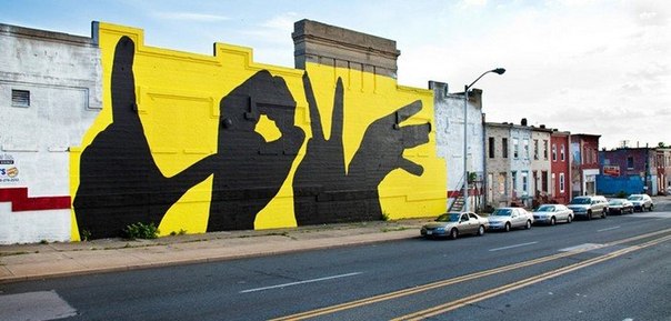 Baltimore Love Project – самые романтичные граффити в мире от Майкла Оуэна